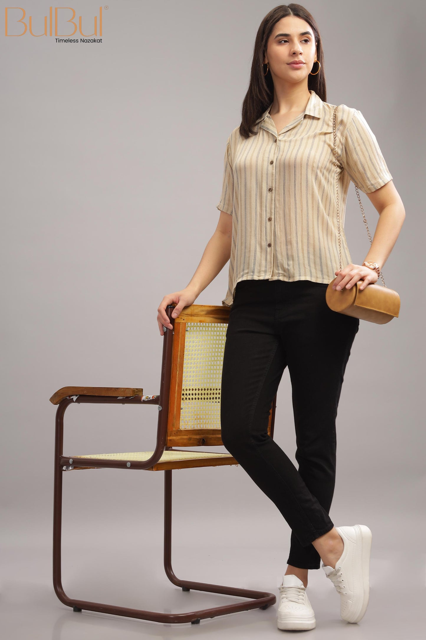 Beyonce Rayon Beige Top