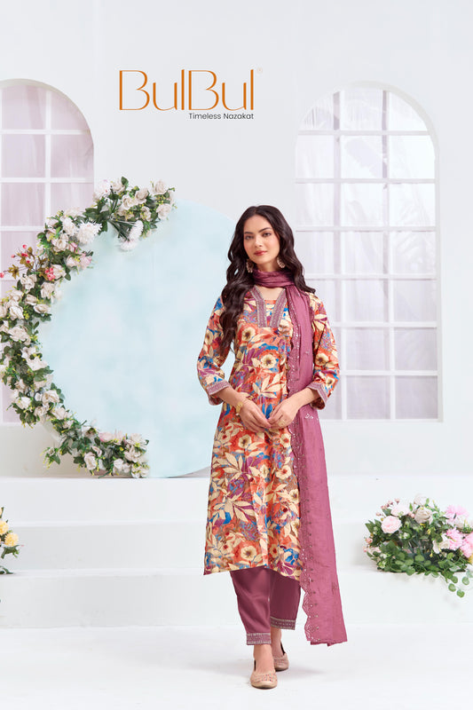 Aafiya Muave Kurta Set with Dupatta