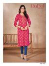 Vibrant Red Rayon Kurti
