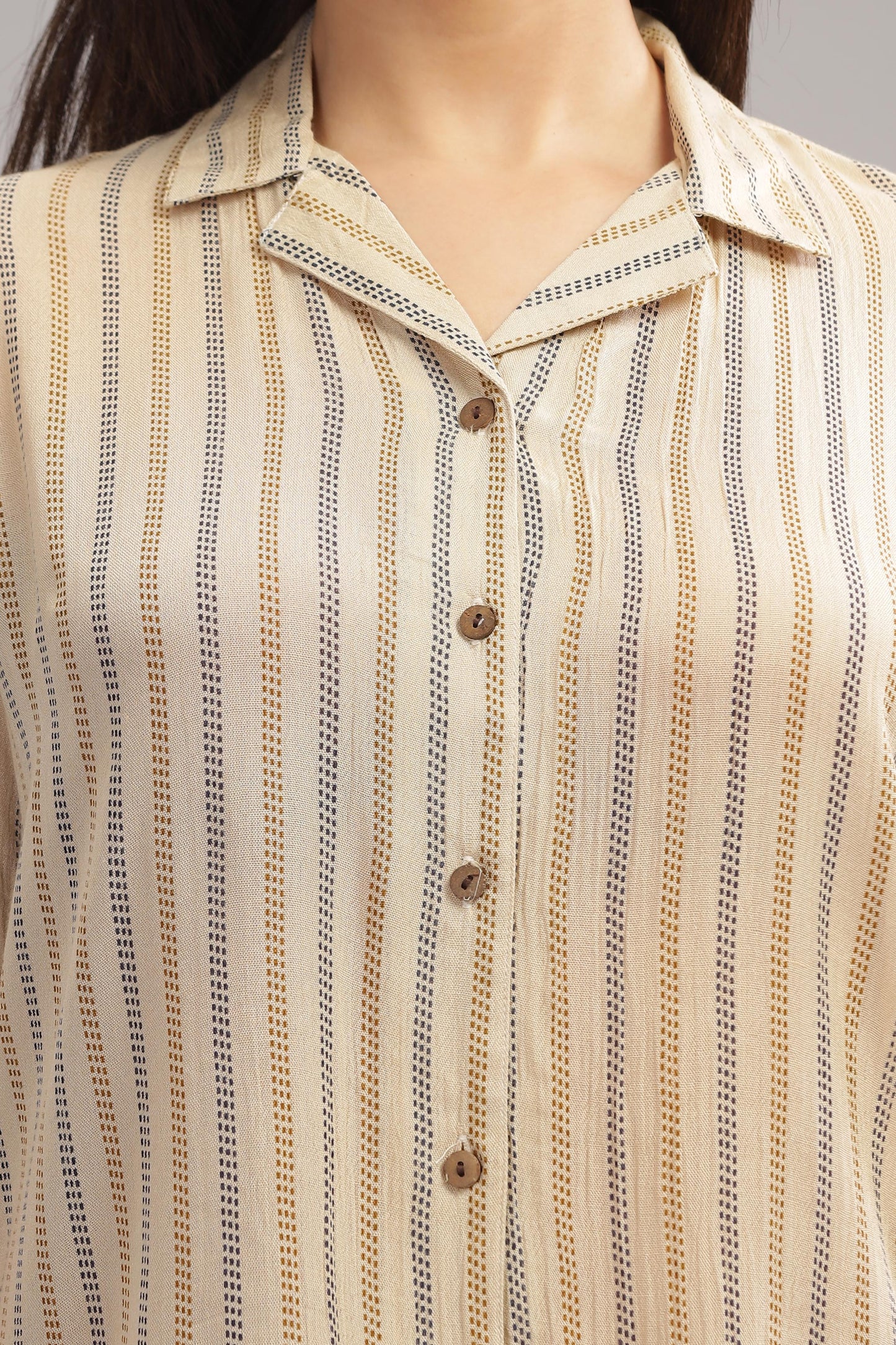 Beyonce Rayon Beige Top