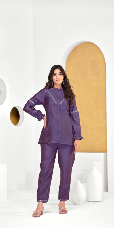 Mahi Purple Co-Ord Set