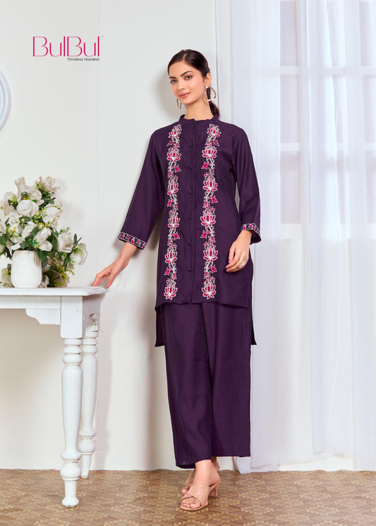 Deepti Purple Co-Ord Set