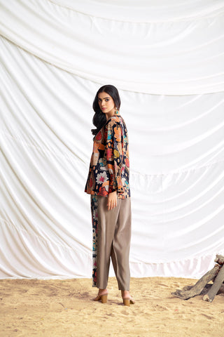 Ojasvi Black Chanderi Co-Ord Set - BulBul