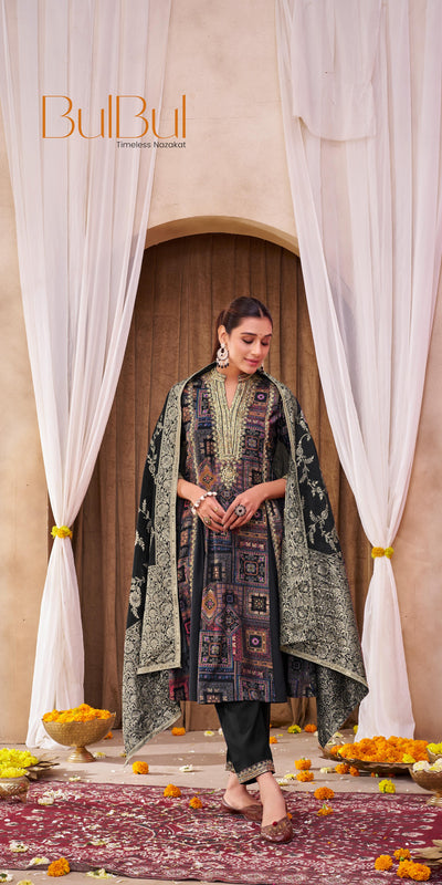 Rashmi Black Kurta Set with Dupatta