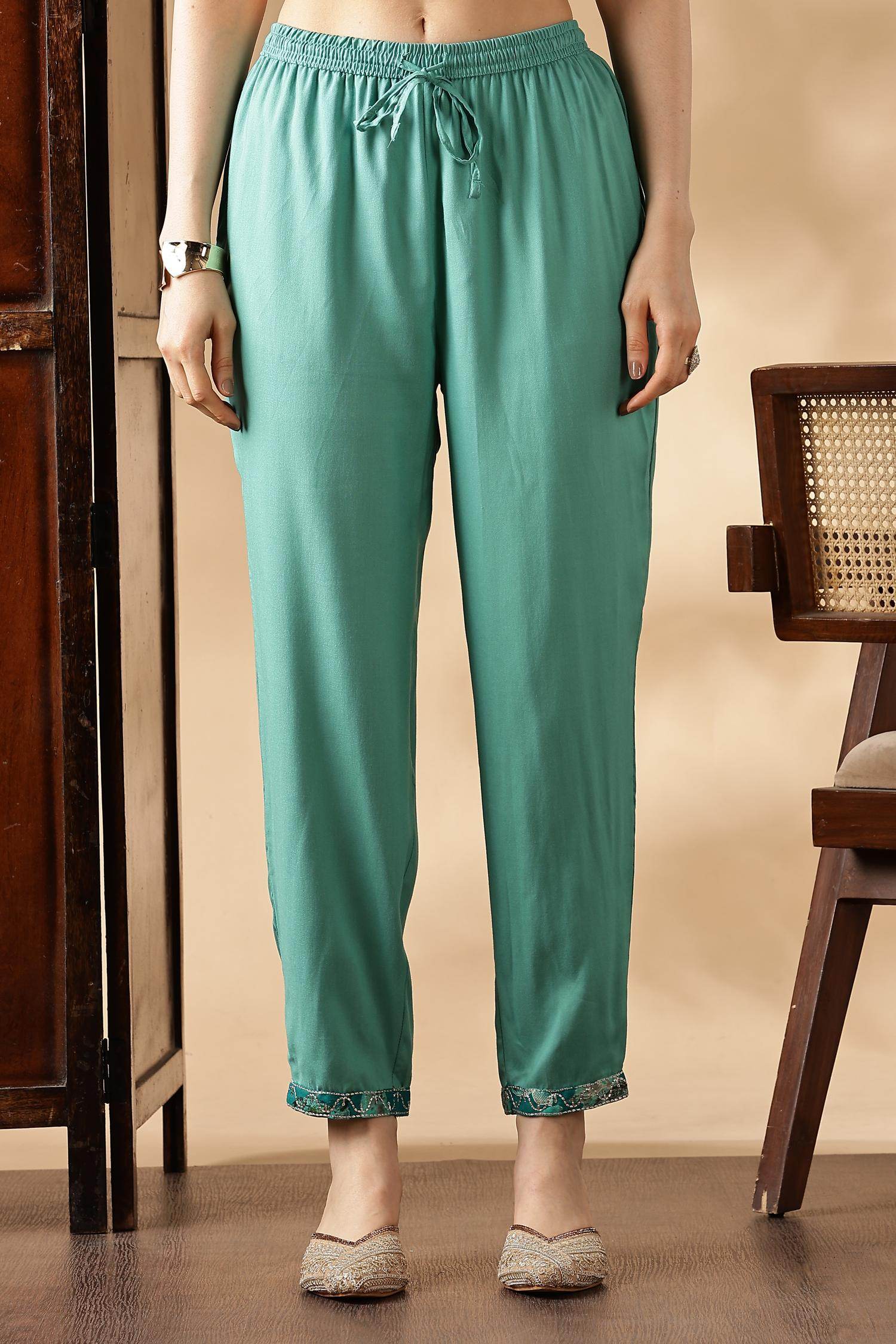 Simar Rayon Rama Kurta Set with Dupatta - BulBul