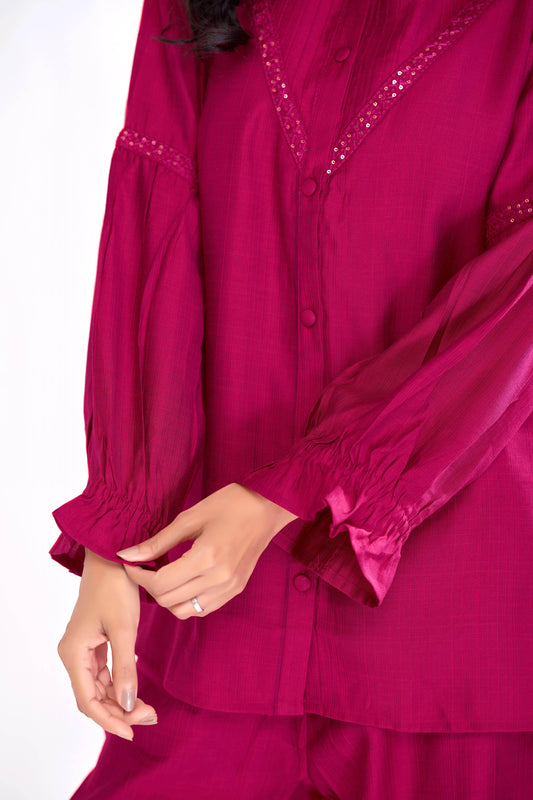 Mahi Red Co-Ord Set - BulBul