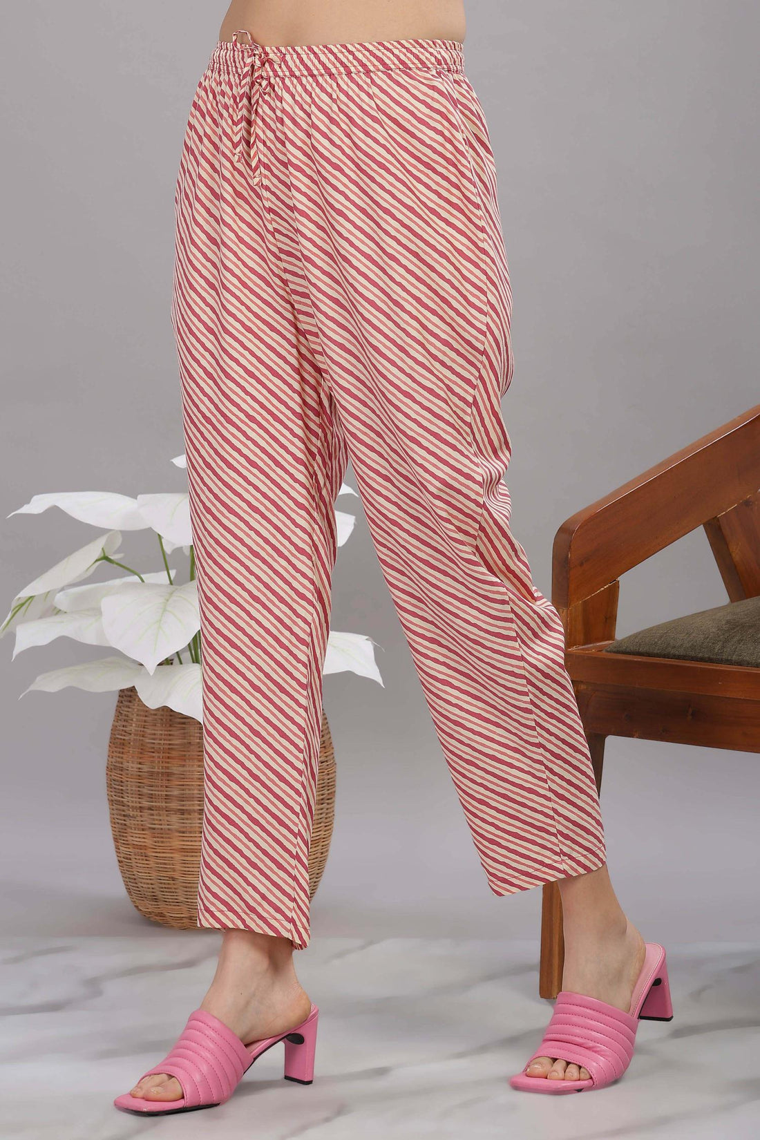 Pure Cotton Red Floral Printed Kurta Set with Thread Embroidered Neckline and Dupatta