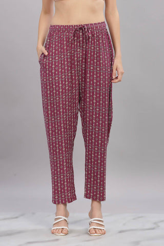 Firdous Rayon Maroon Kurta Set with Dupatta - BulBul
