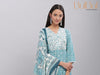 Firdous Blue Rayon Kurta Set with Dupatta