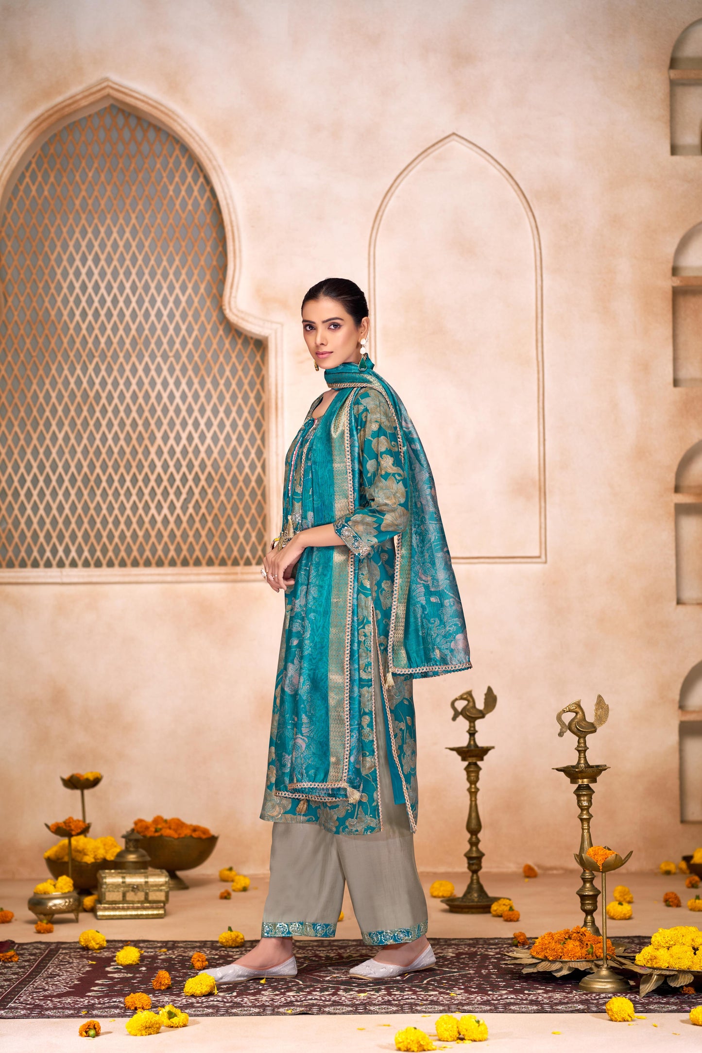 Shehnaaz Rama Kurta Set with Dupatta
