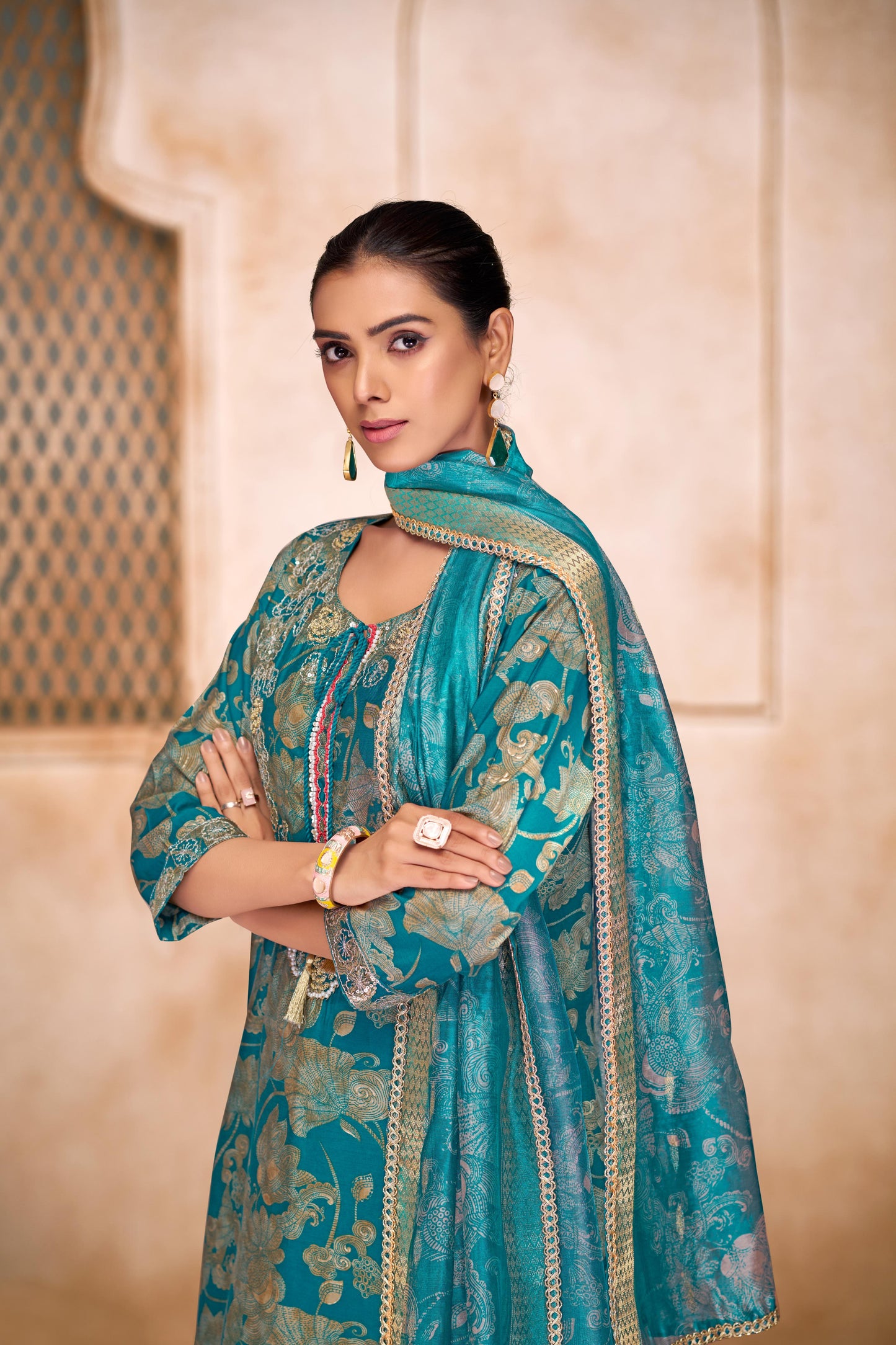 Shehnaaz Rama Kurta Set with Dupatta