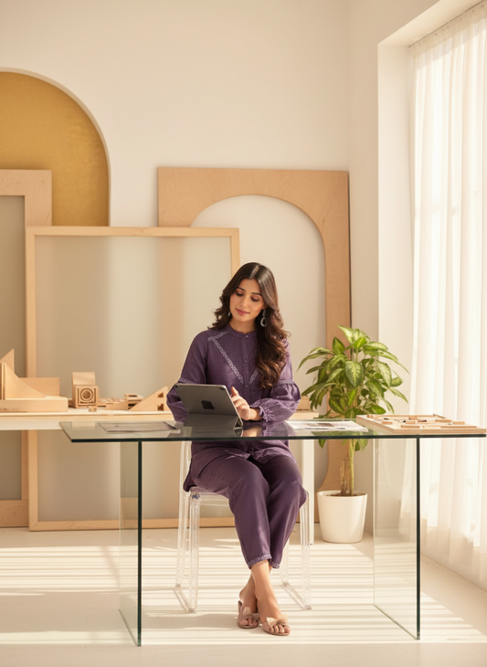 Mahi Purple Co-Ord Set