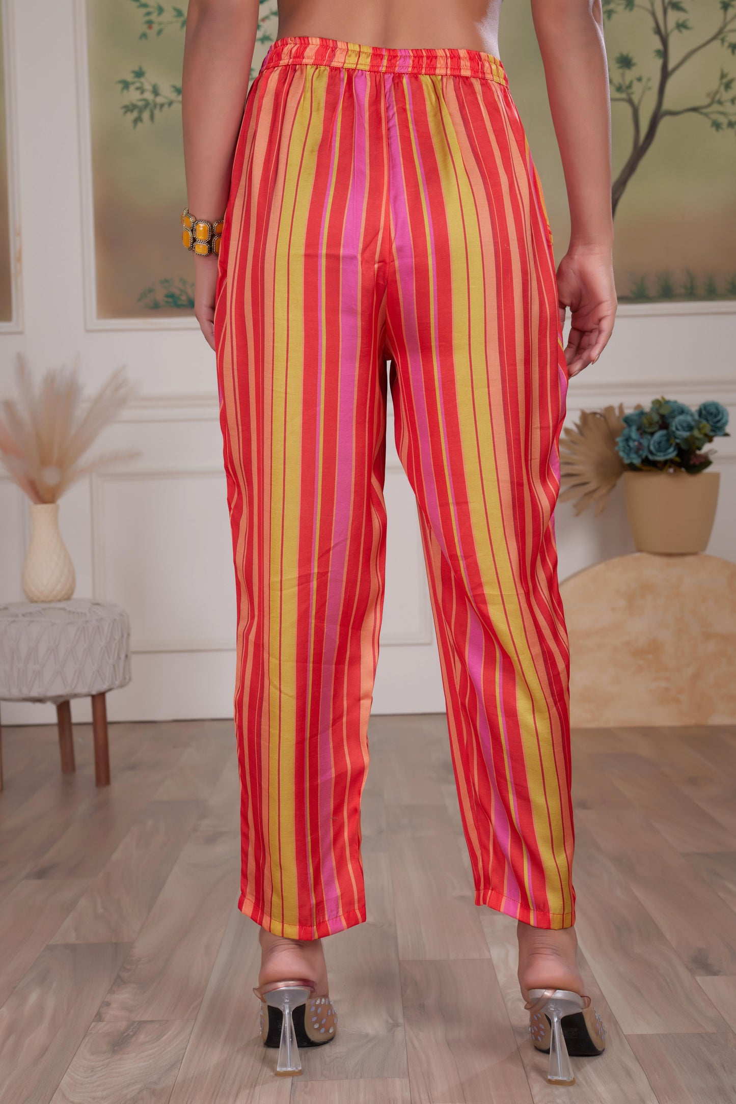 Rani Mustard Silk Kurta Set with Dupatta