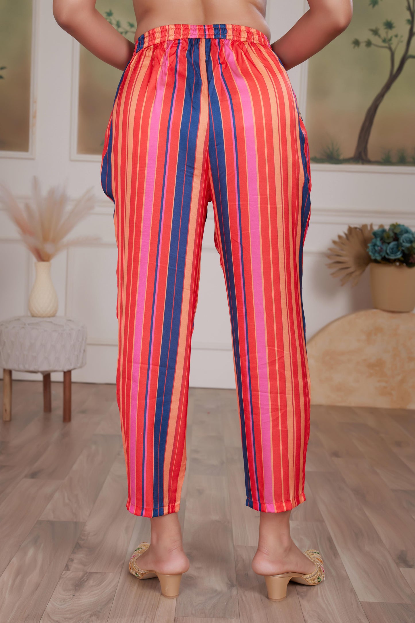 Rani Blue Silk Kurta Set with Dupatta