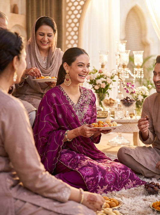 Rashmi Chanderi Pink Kurta Set with Dupatta